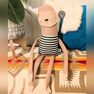 Finkelstein Handmade Sloth Plush Michelle Jewell Fink Center Stuffed Animal Baby